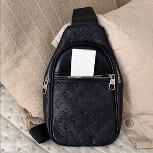 Black Designer Belt Bag